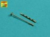 Aber A32019 Set of 2 barrels for British Browning .303 aircraft machine guns with flash hiders 1/32